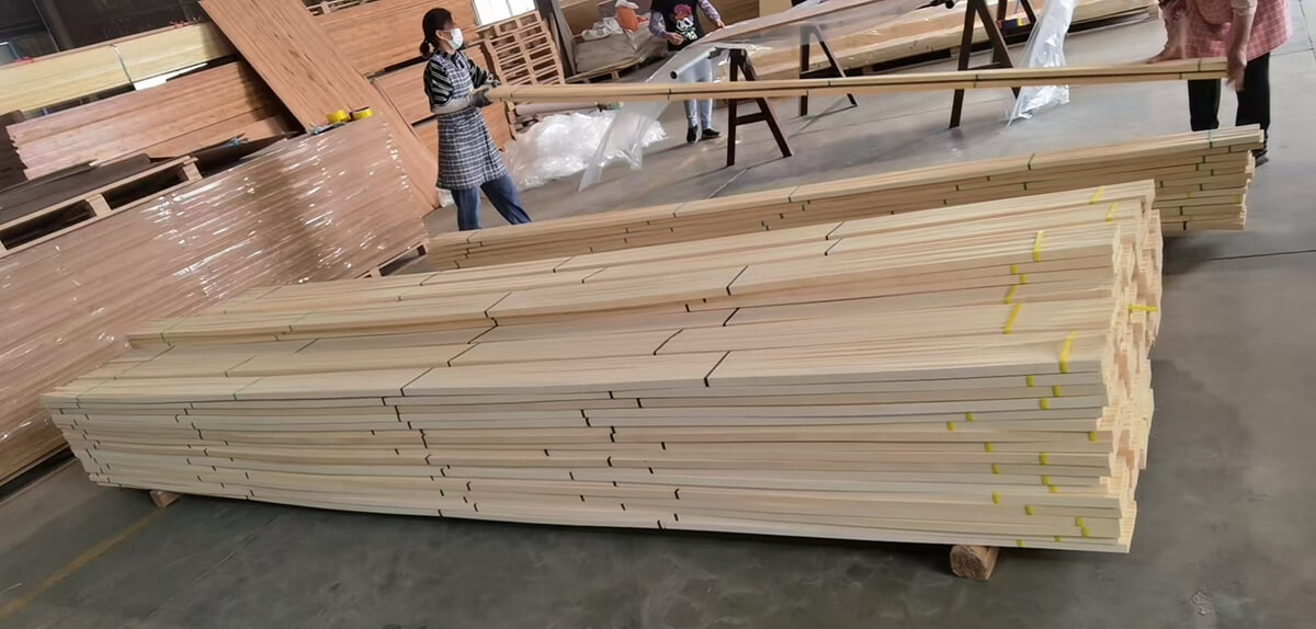 4000mm length natural color bamboo panels 4000mm length bamboo strips