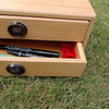 Stackable and Portable Desktop Bamboo Drawer Organizer Storage Box
