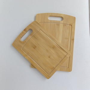 Bamboo Chopping Boards Set of 2 - Medium to Small