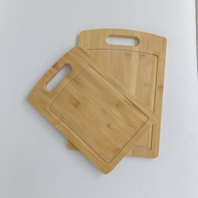 Bamboo Chopping Boards Set of 2 - Medium to Small