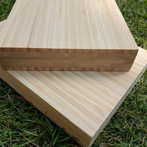 27mm Natural Vertical Multiply Longitudinal Pressed Bamboo Panel
