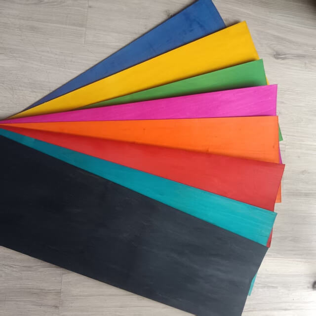 1/16"x12"x45" Dyed Canadian Maple Longboard Veneer