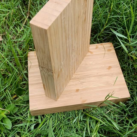 3/4 بوصة × 4 × 8 بوصة من خشب الخيزران العمودي ذو طبقة واحدة من الكراميل