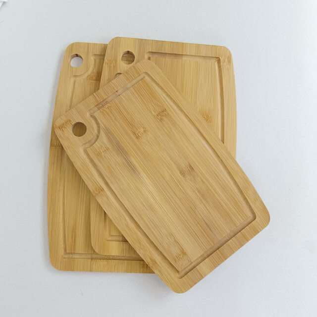 3-Piece Bamboo Cutting Board Set