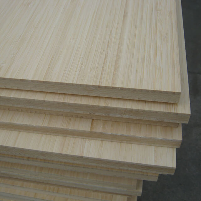 Natural Vertical Bamboo Panels