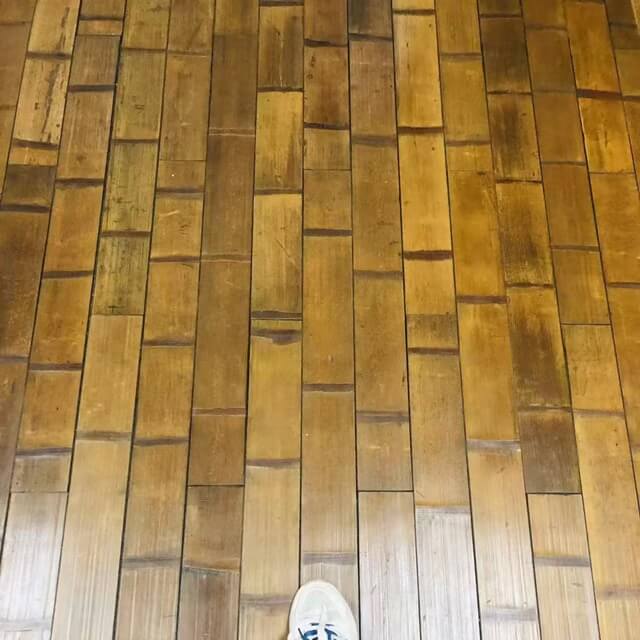 Flattened Green Forest Bamboo Flooring