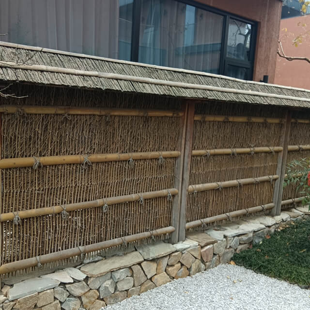 bamboo fence for garden