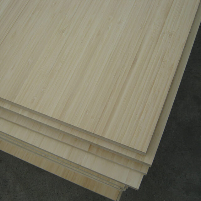 Natural Vertical Bamboo Panels