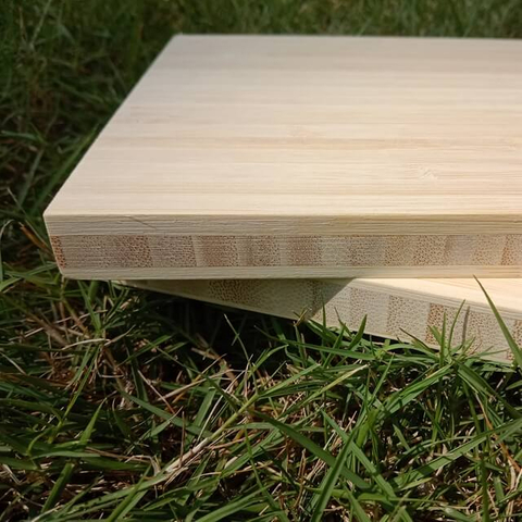15mm Vertical Grain Natural Color 3 ply Bamboo Furniture Boards