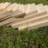 Natural Vertical Side Pressed Bamboo Furniture Boards