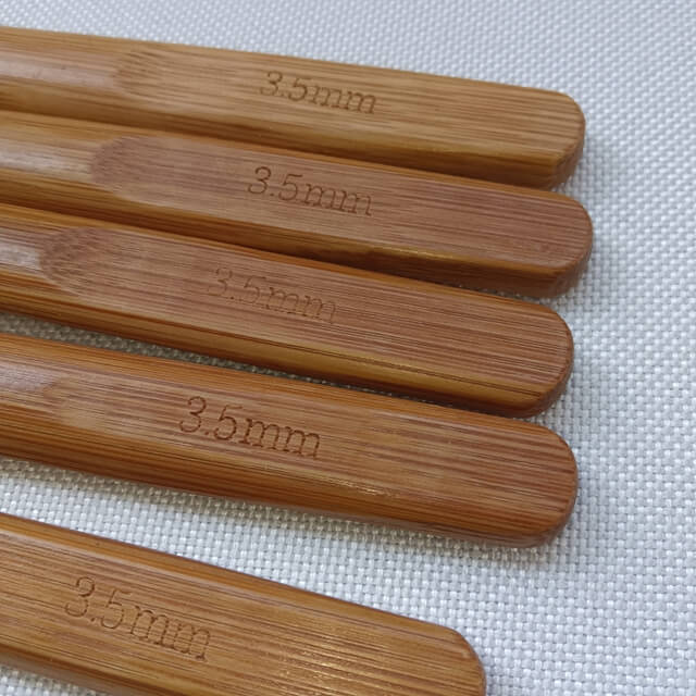 3.5mm Bamboo Crochet Hook