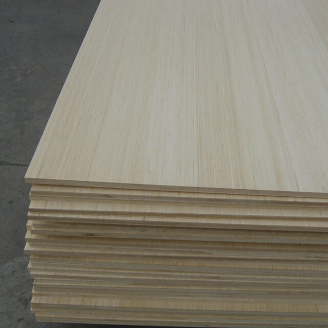 Natural Vertical Bamboo Panels