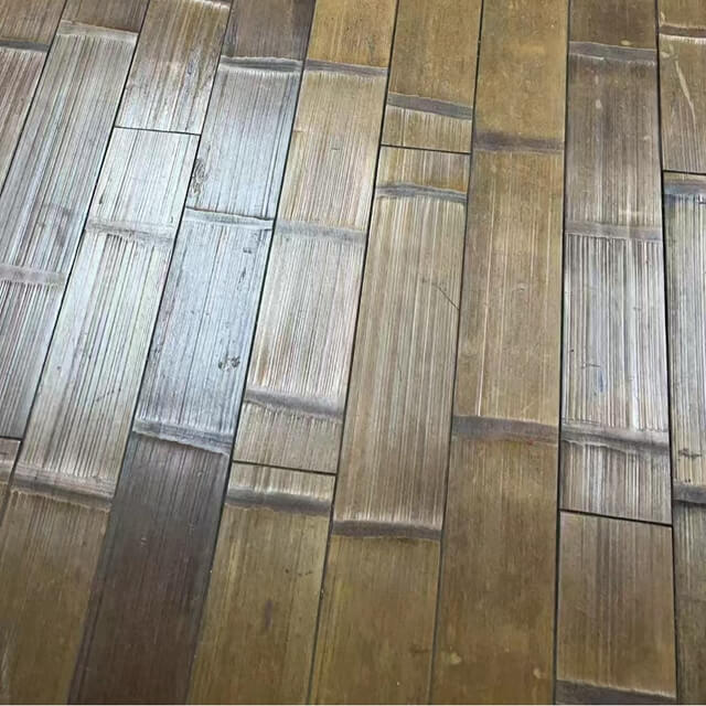 Flattened Green Forest Bamboo Flooring