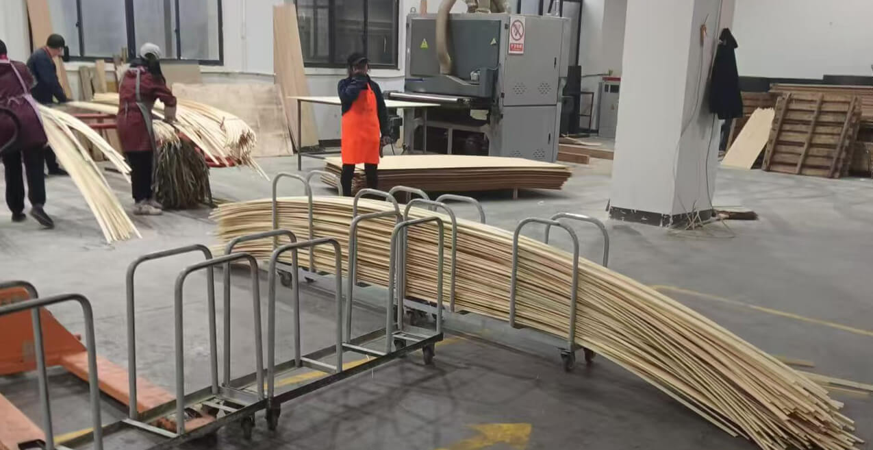 natural color bamboo slats