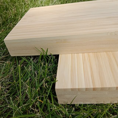 27mm Natural Vertical Multiply Longitudinal Pressed Bamboo Panel