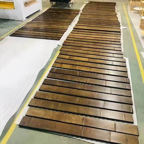 Flattened Green Forest Bamboo Flooring