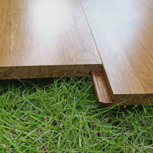 Uniclic caramel bamboo flooring 1850x135x14mm