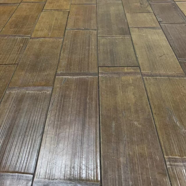 Flattened Green Forest Bamboo Flooring