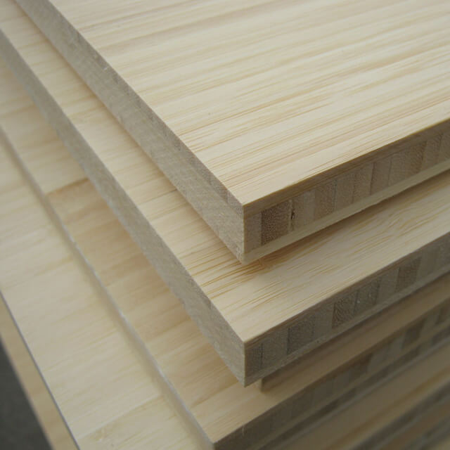 Natural Vertical Bamboo Panels