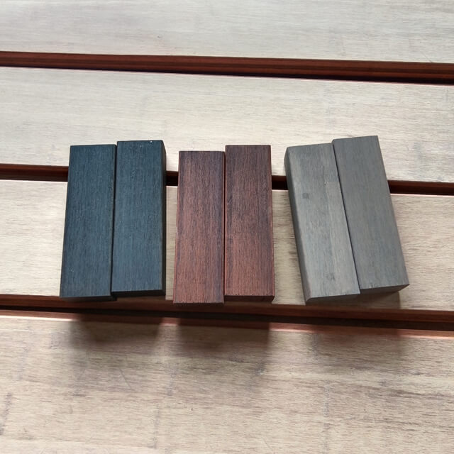 Strand Woven Bamboo Lumber Stained Color